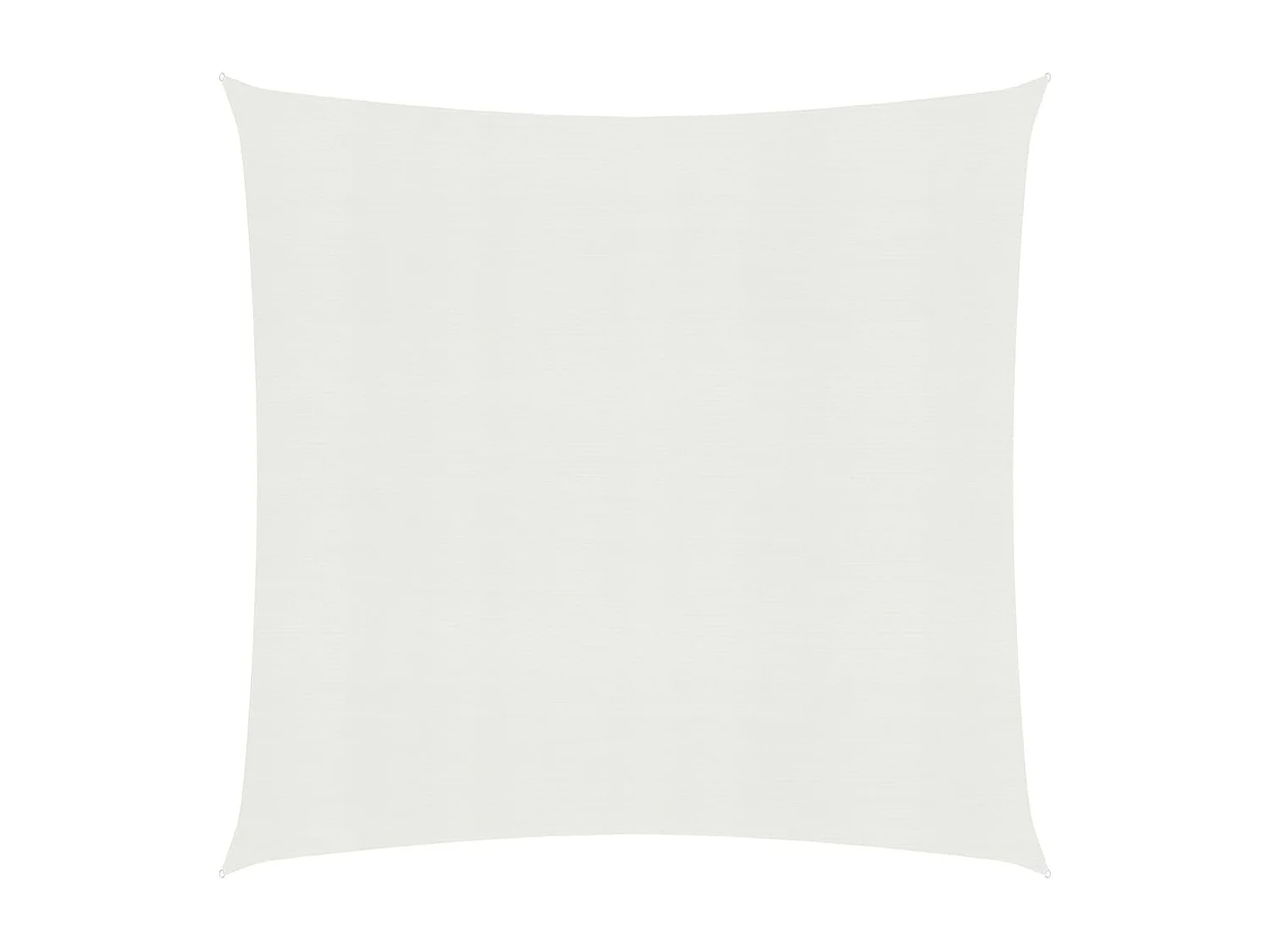 Vela de sombra 160 g/m² Branco 5x5 m HDPE