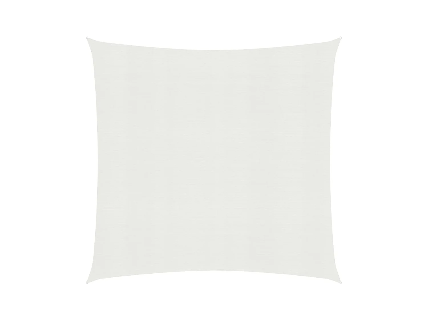 Voile d'ombrage 160 g/m² Blanc 5x5 m PEHD