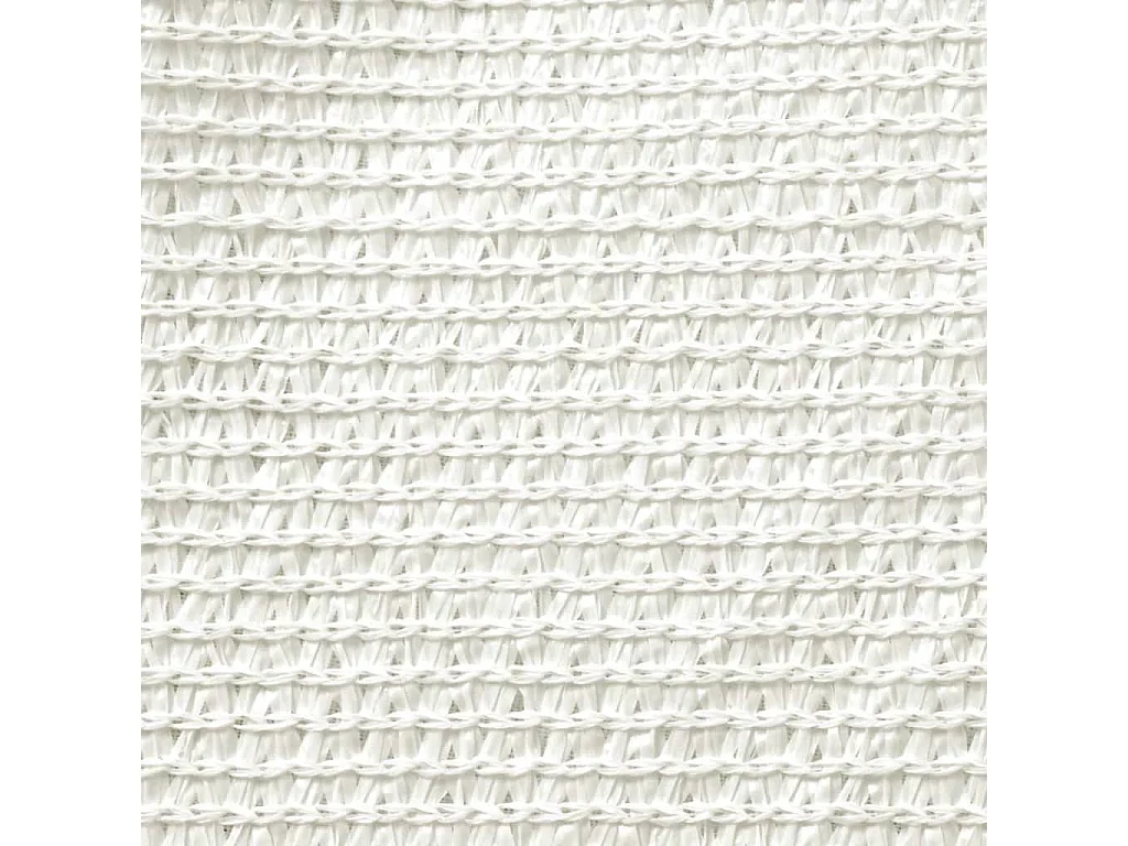 Voile d'ombrage 160 g/m² Blanc 5x5 m PEHD