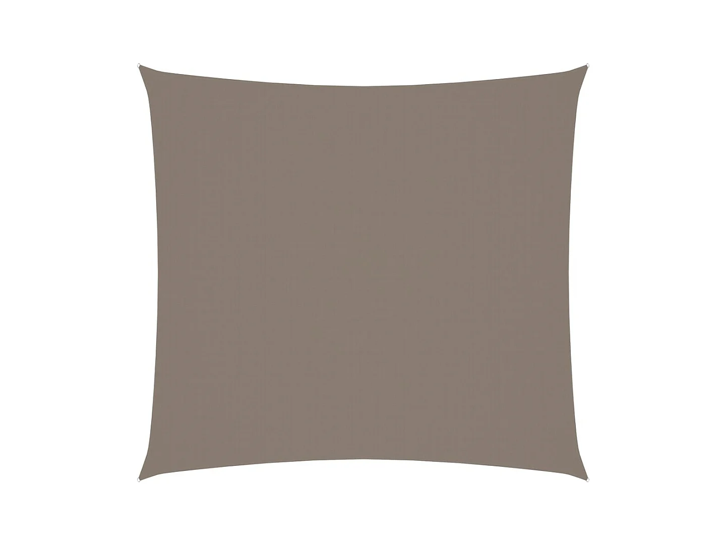 Guarda-sol vela quadrado tecido oxford 7x7 m cinza