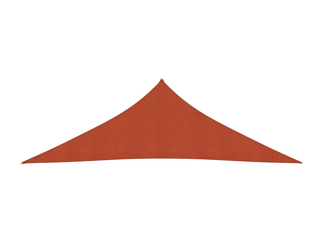Voile d'ombrage 160 g/m² Terre cuite 3,5x3,5x4,9 m PEHD