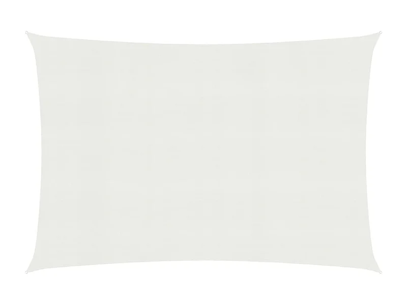 Vela de sombra 160 g/m² Blanco 2,5x3 m HDPE