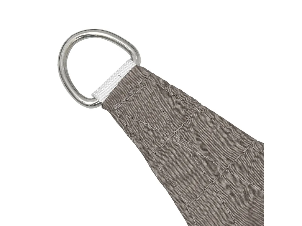 Guarda-sol vela retangular tecido oxford 5x8 m cinza