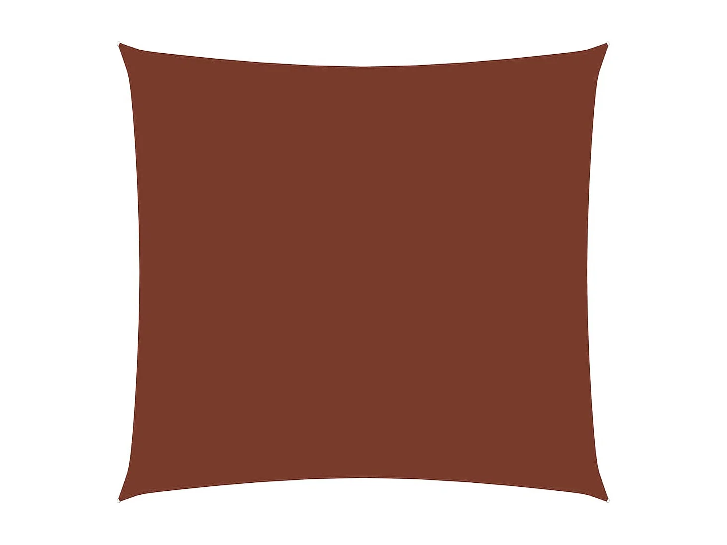 Voile de parasol tissu oxford rectangulaire 2x2,5 m terre cuite