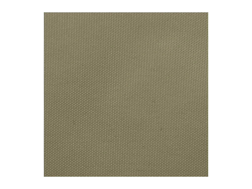 Voile de parasol tissu oxford carré 4x4 m beige