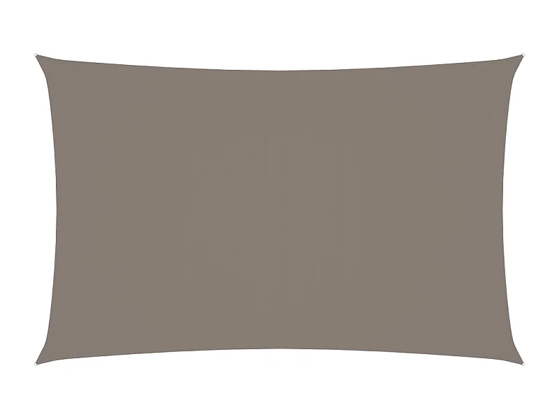 Parasolzeil rechthoekig oxfordstof 2x5m taupe