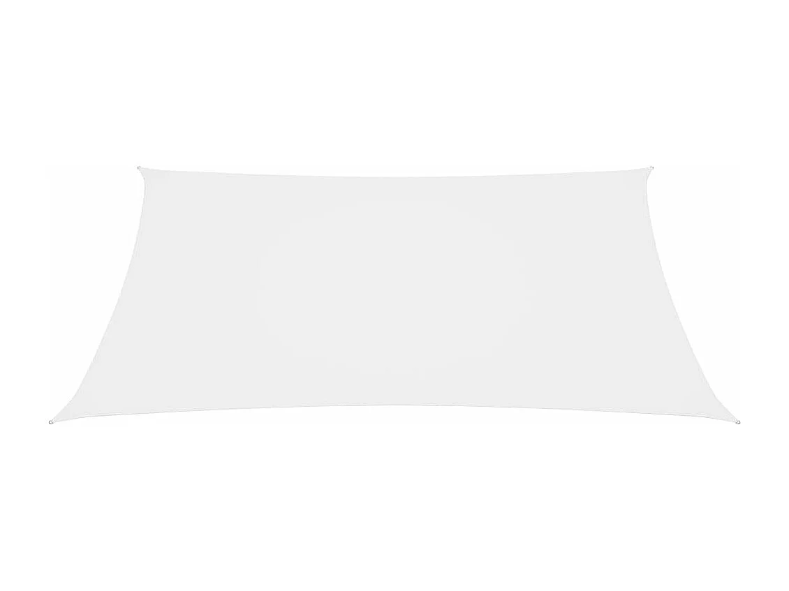 Guarda-sol vela retangular tecido oxford 2,5x4 m branco