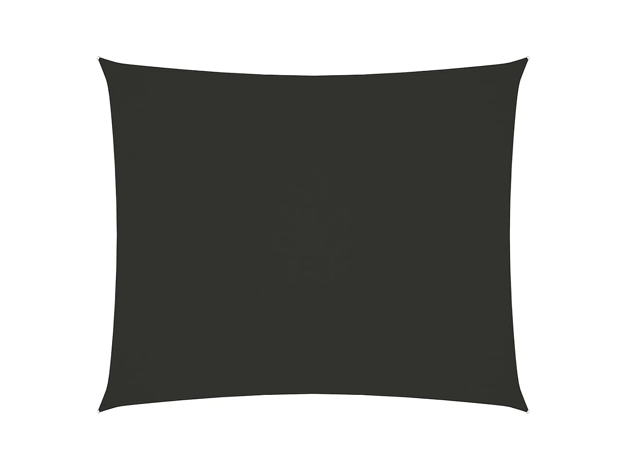 Sonnenschirmsegel rechteckig Oxford-Stoff 5x6 m anthrazit