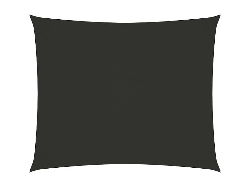 Guarda-sol vela retangular tecido oxford 5x6 m antracite