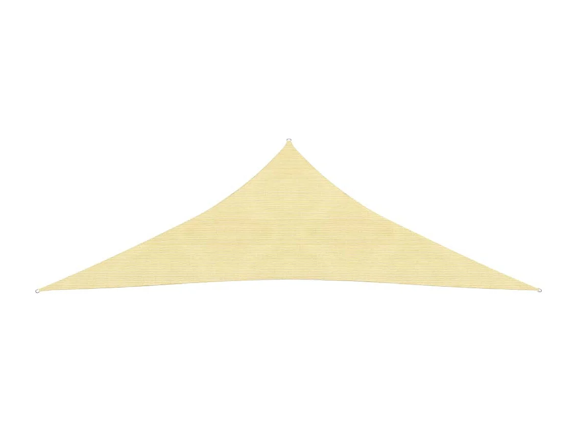 Vela de sombra 160 g/m² Bege 5x5x6 m HDPE
