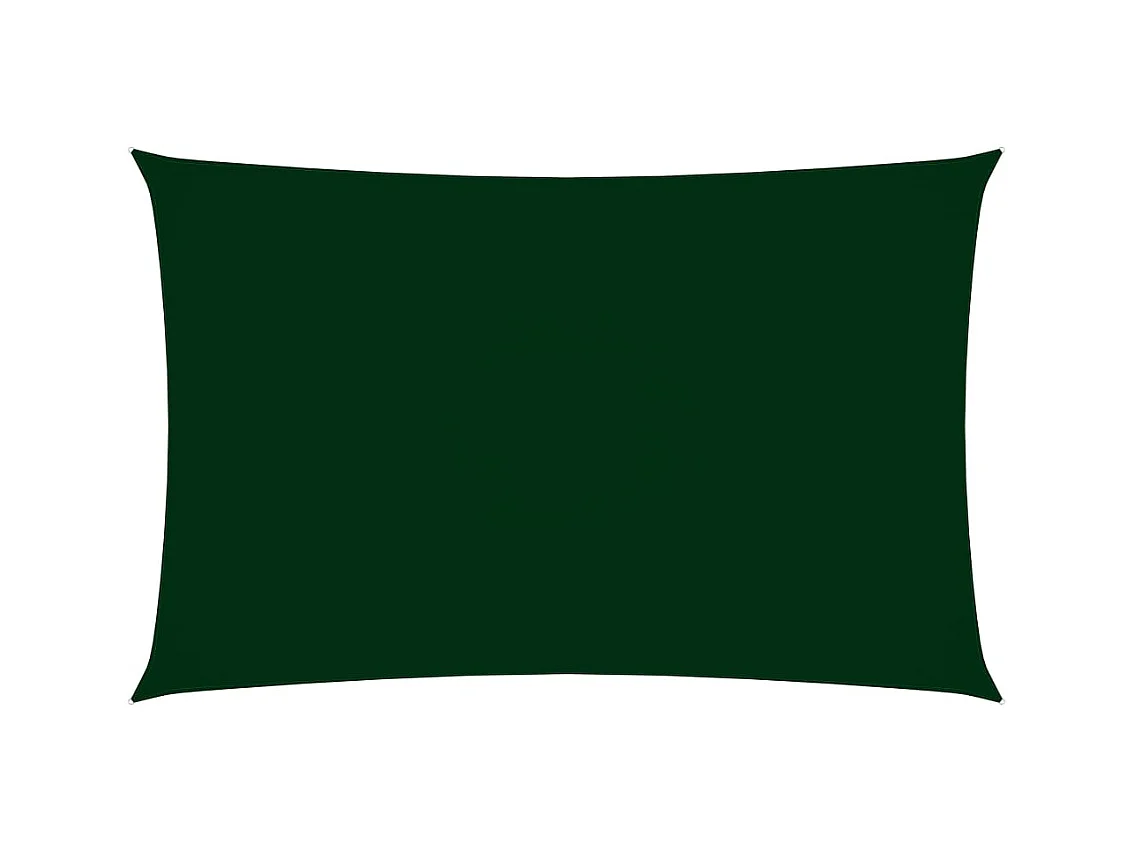Parasolzeil rechthoekig oxford stof 3x6 m donkergroen
