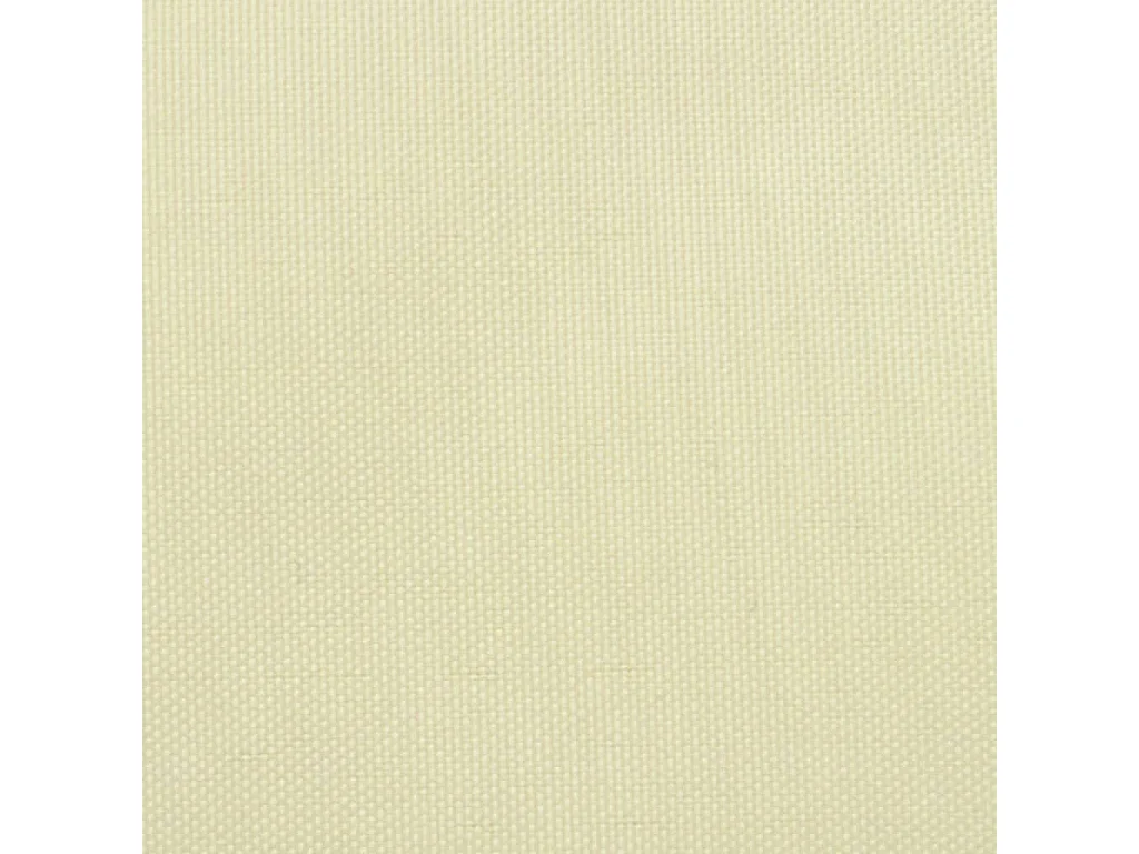 Voile de parasol Tissu Oxford rectangulaire 4x6 m crème