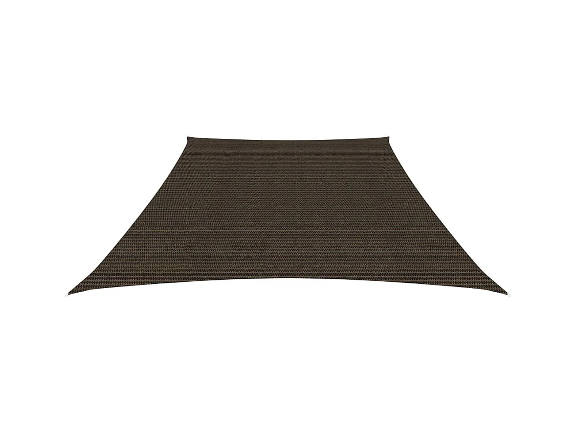 Sonnensegel 160 g/m² Braun 4/5x3 m HDPE