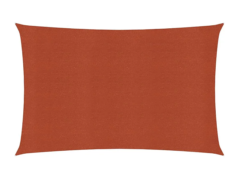 Voile d'ombrage 160 g/m² Terre cuite 2x4,5 m PEHD