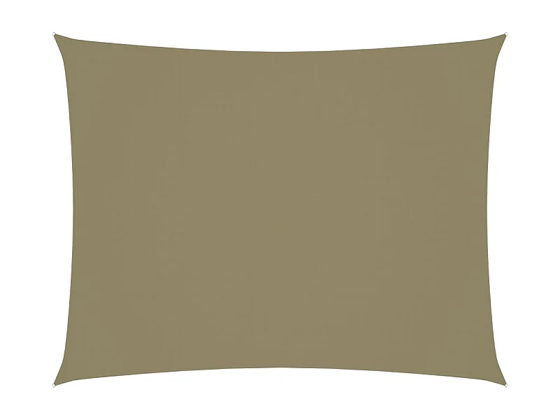 Parasolzeil rechthoekig oxford stof 3x4m beige