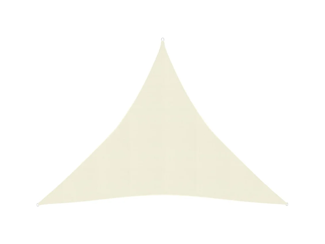 Voile d'ombrage 160 g/m² Crème 4x4x4 m PEHD