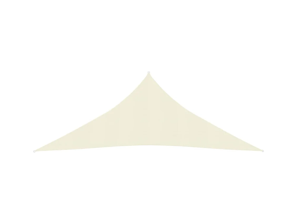 Sonnensegel 160 g/m² Creme 4x4x4 m HDPE