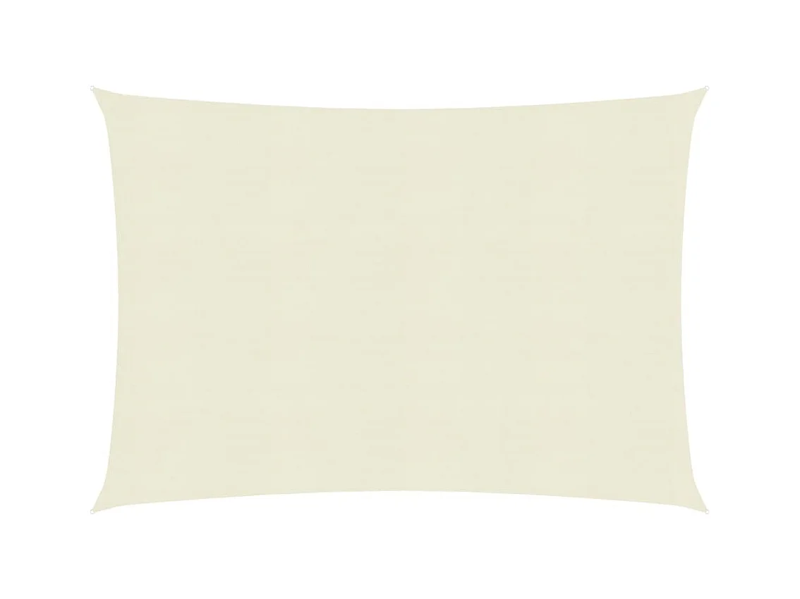 Voile d'ombrage 160 g/m² Crème 3x4 m PEHD