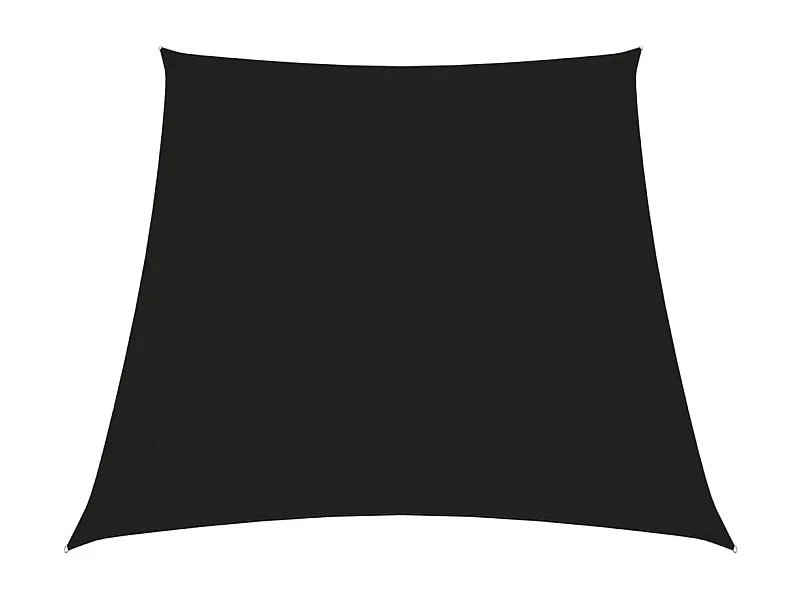 Vela parasol tela Oxford trapecio 3/5x4 m Negro