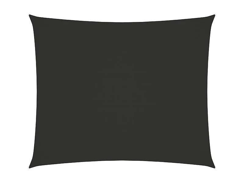 Vela parasol rectangular tela Oxford 3x4 m Antracita
