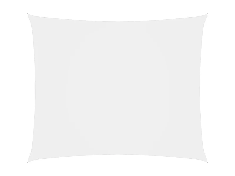 Parasolzeil rechthoekig oxfordstof 6x8m wit