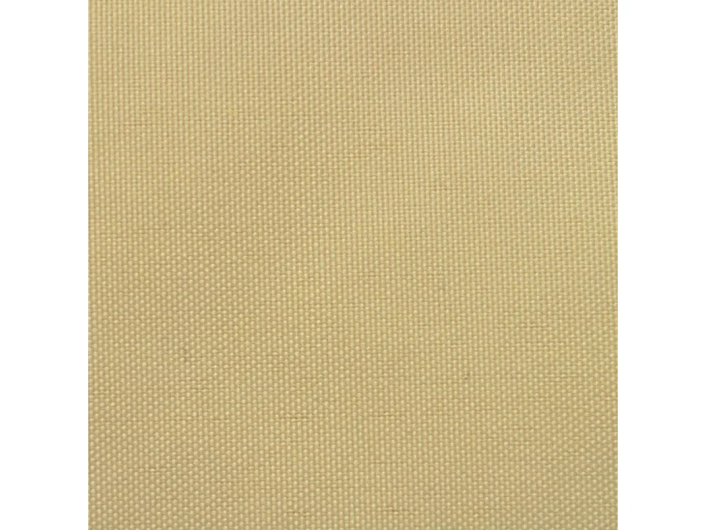 Parasolzeil driehoekig oxford stof 3,6x3,6x3,6m beige