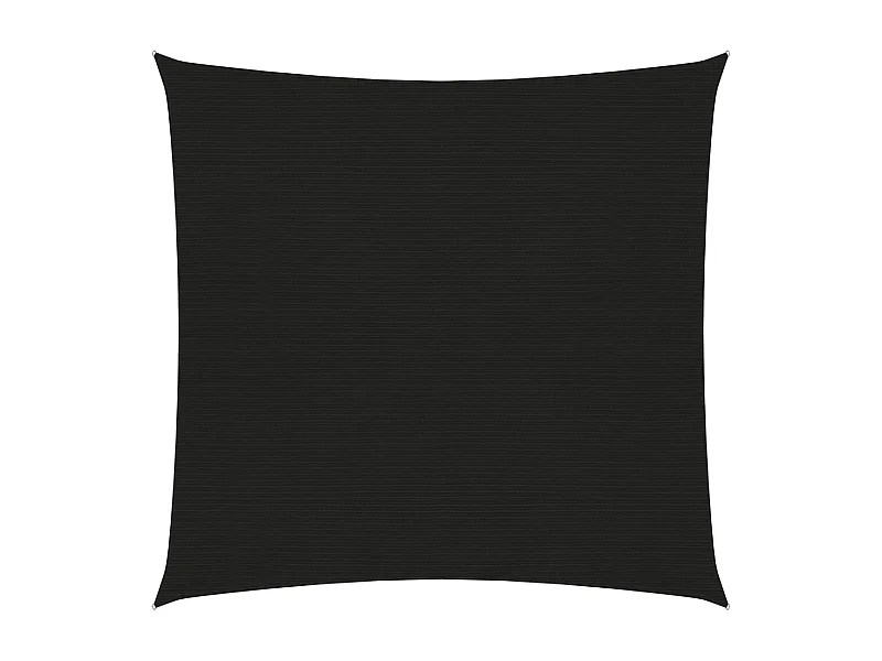 Voile d'ombrage 160 g/m² Noir 2,5x3 m PEHD