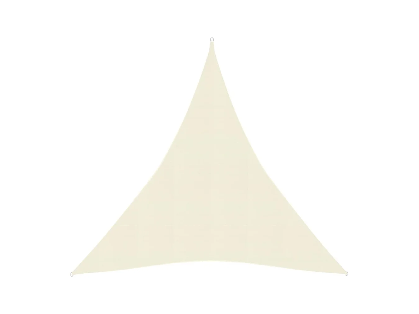 Voile d'ombrage 160 g/m² Crème 5x6x6 m PEHD