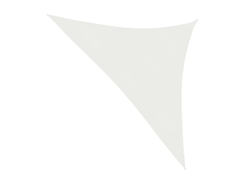 Vela de sombra 160 g/m² Branco 4x4x5,8 m HDPE