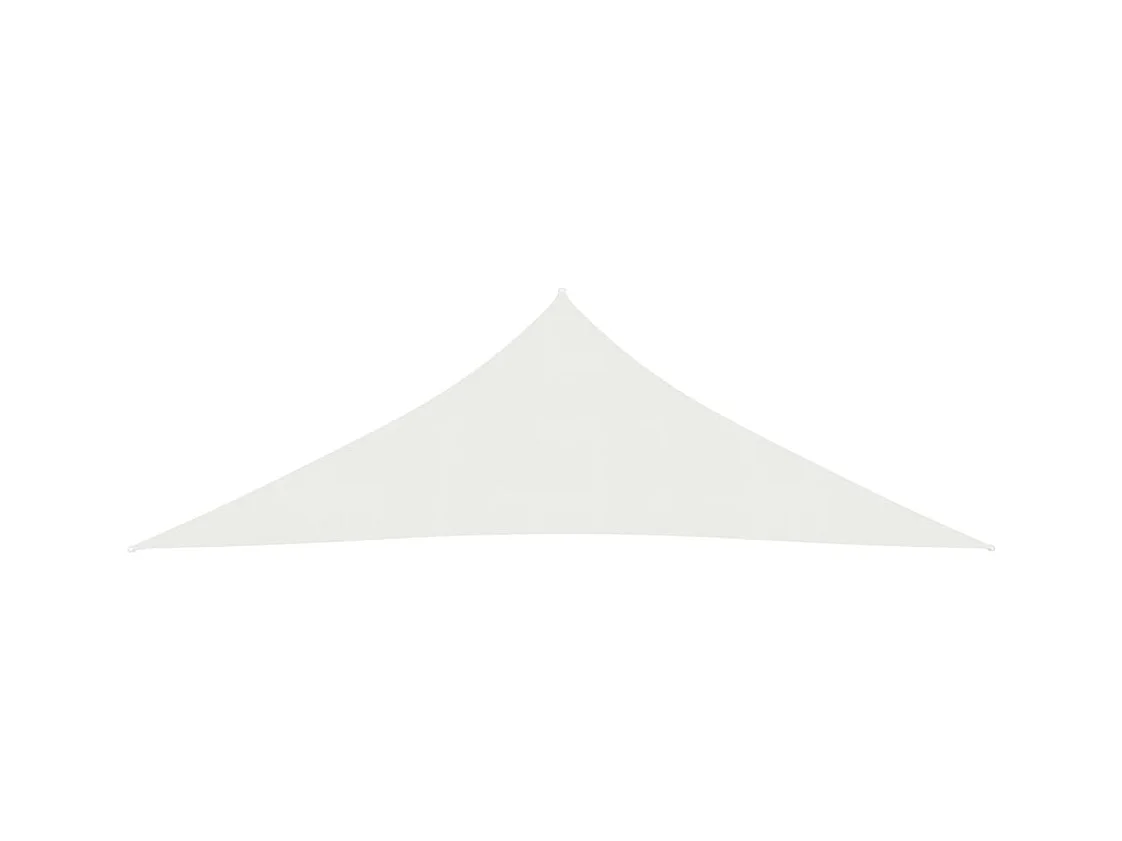 Voile d'ombrage 160 g/m² Blanc 4x4x5,8 m PEHD