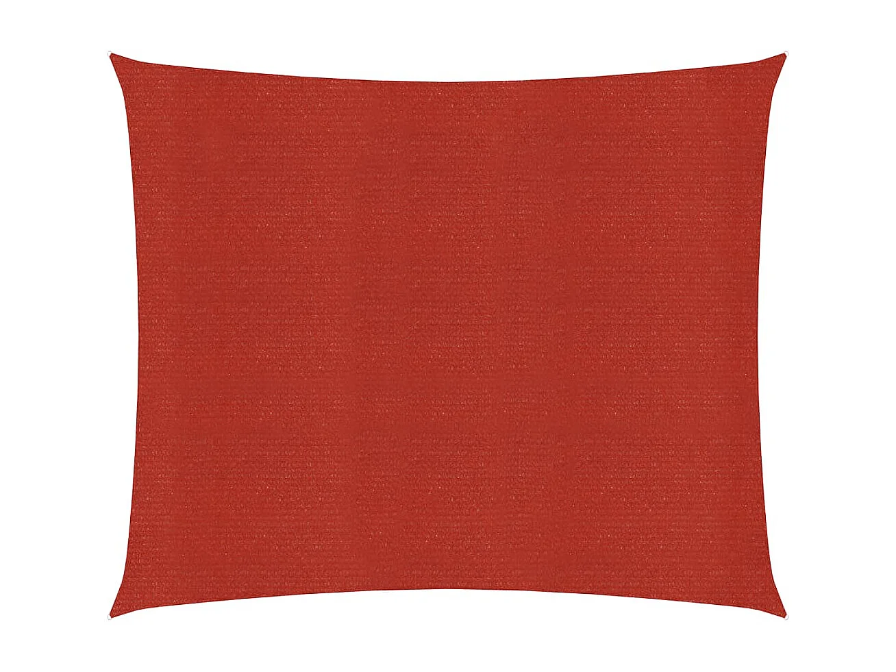 Voile d'ombrage 160 g/m² Rouge 5x5 m PEHD