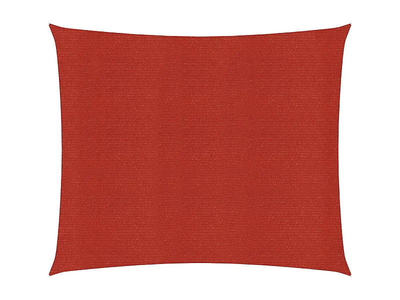 Sonnensegel 160 g/m² Rot 5x5 m HDPE