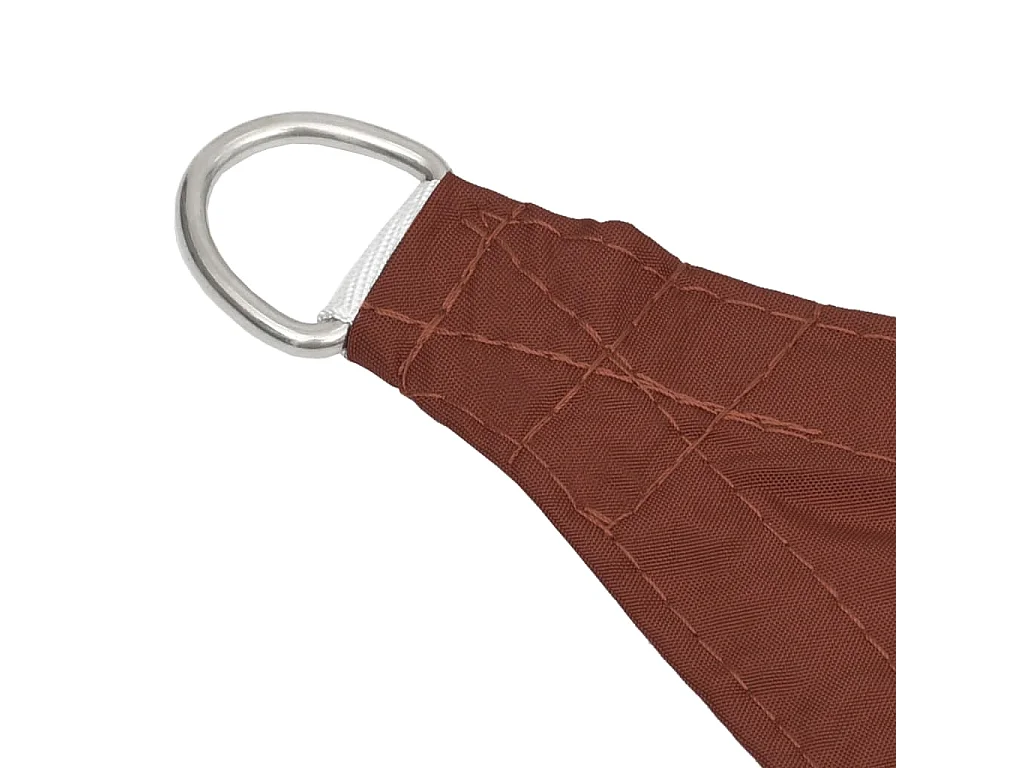 Guarda-sol vela retangular tecido oxford 3x6 m terracota