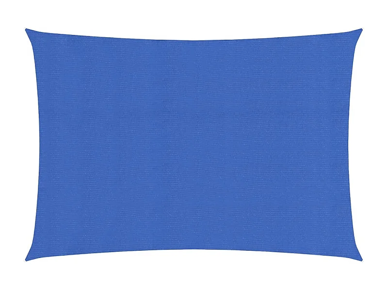 Voile d'ombrage 160 g/m² Bleu 2,5x4,5 m PEHD