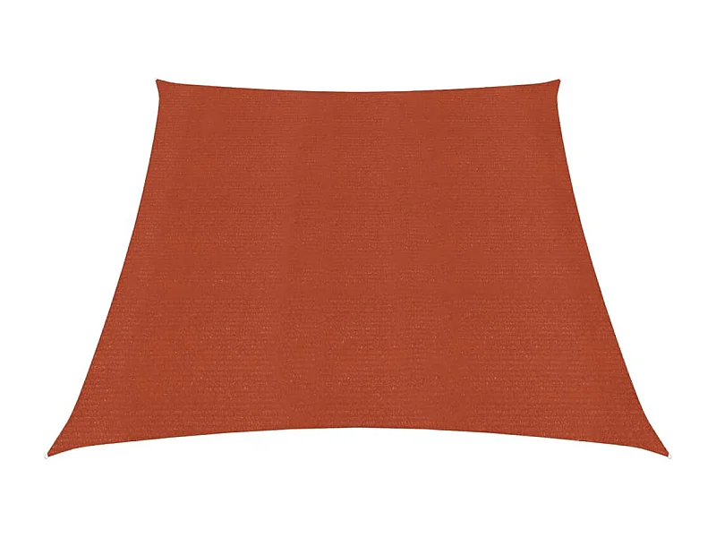 Voile d'ombrage 160 g/m² Terre cuite 3/4x2 m PEHD