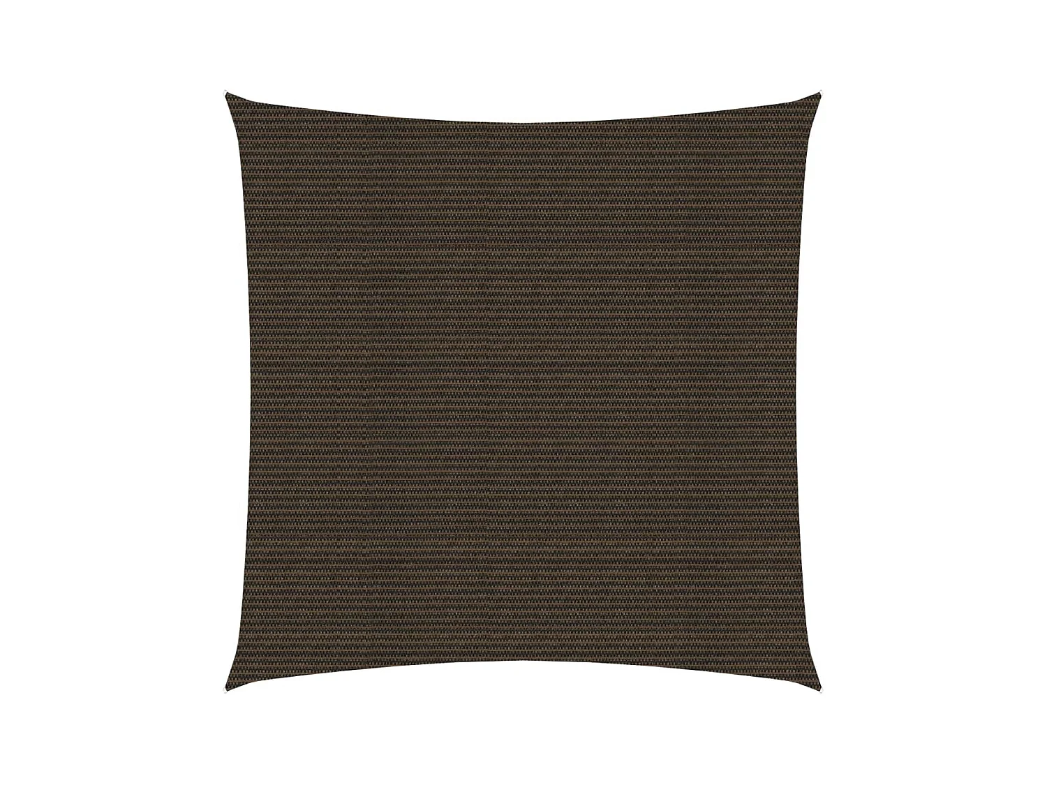 Voile d'ombrage 160 g/m² Marron 4x4 m PEHD