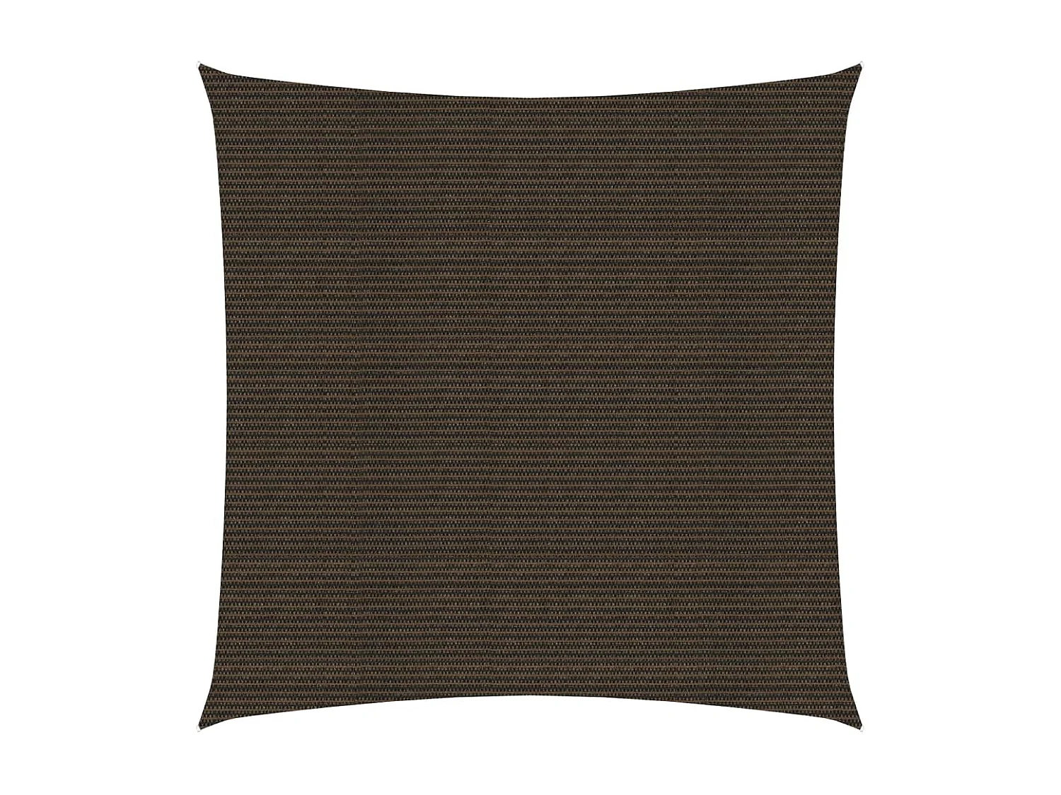 Voile d'ombrage 160 g/m² Marron 4x4 m PEHD