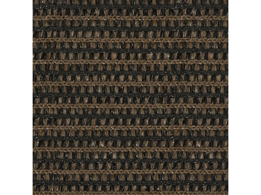 Voile d'ombrage 160 g/m² Marron 4x4 m PEHD