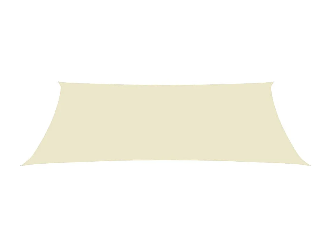 Guarda-sol vela retangular tecido oxford 5x8 m creme