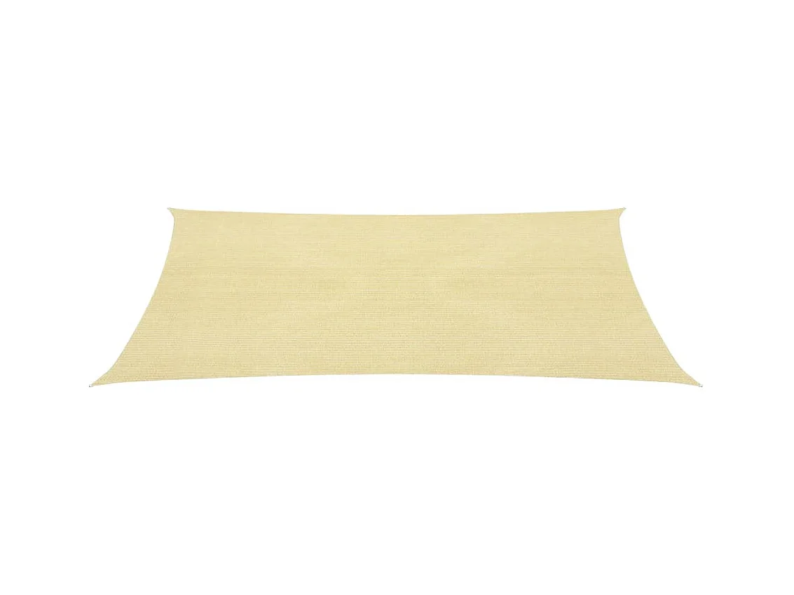Voile de parasol PEHD Carré 2 x 2 m Beige