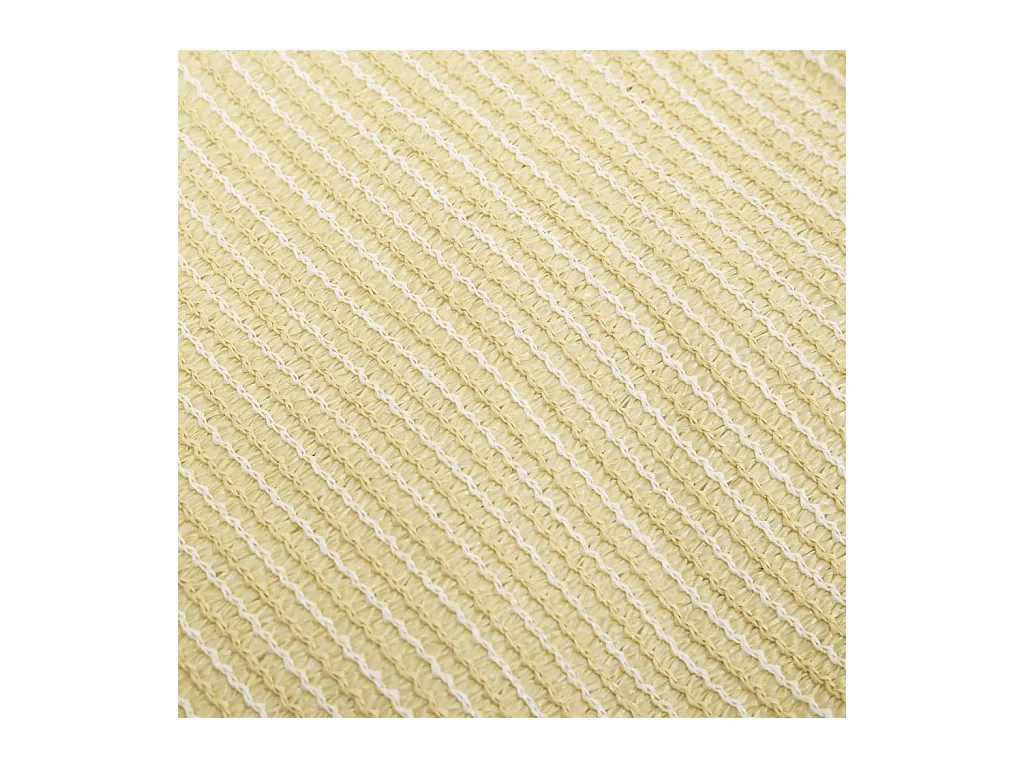Voile de parasol PEHD Carré 2 x 2 m Beige