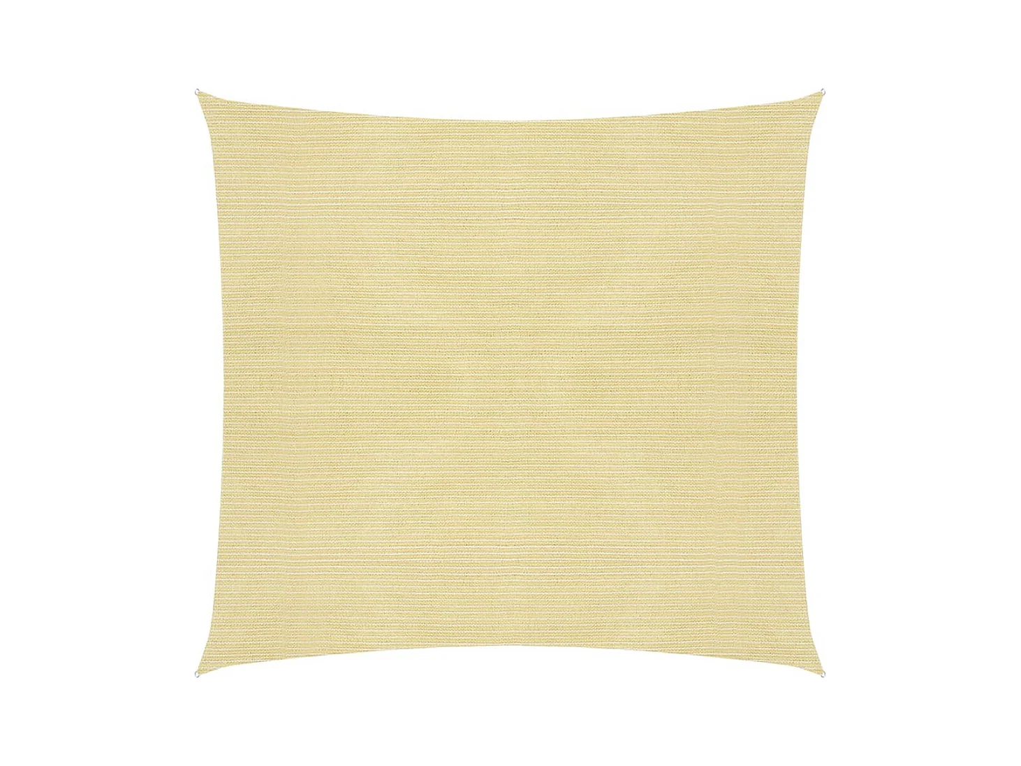 Voile de parasol PEHD Carré 2 x 2 m Beige