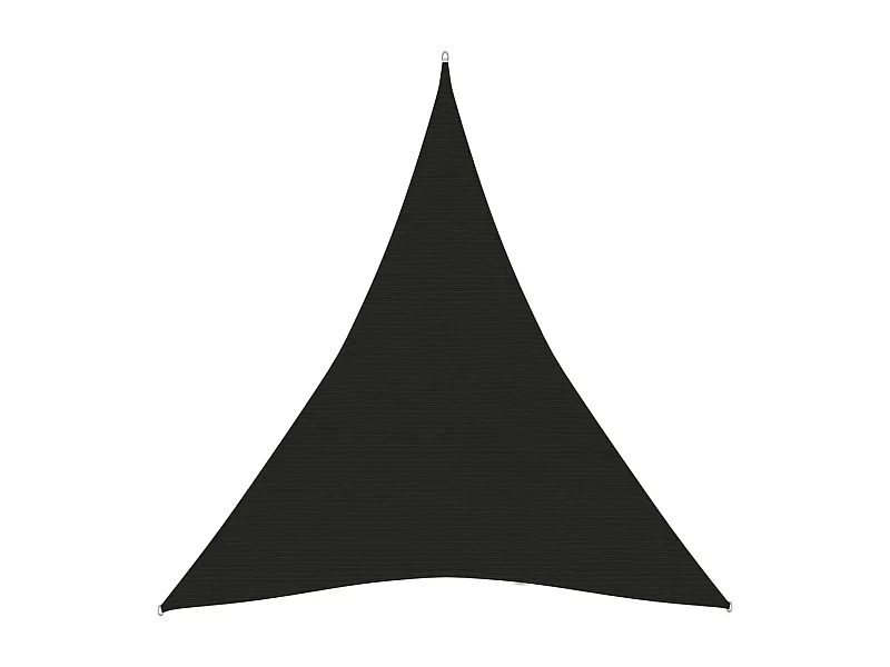 Voile d'ombrage 160 g/m² Noir 4x5x5 m PEHD
