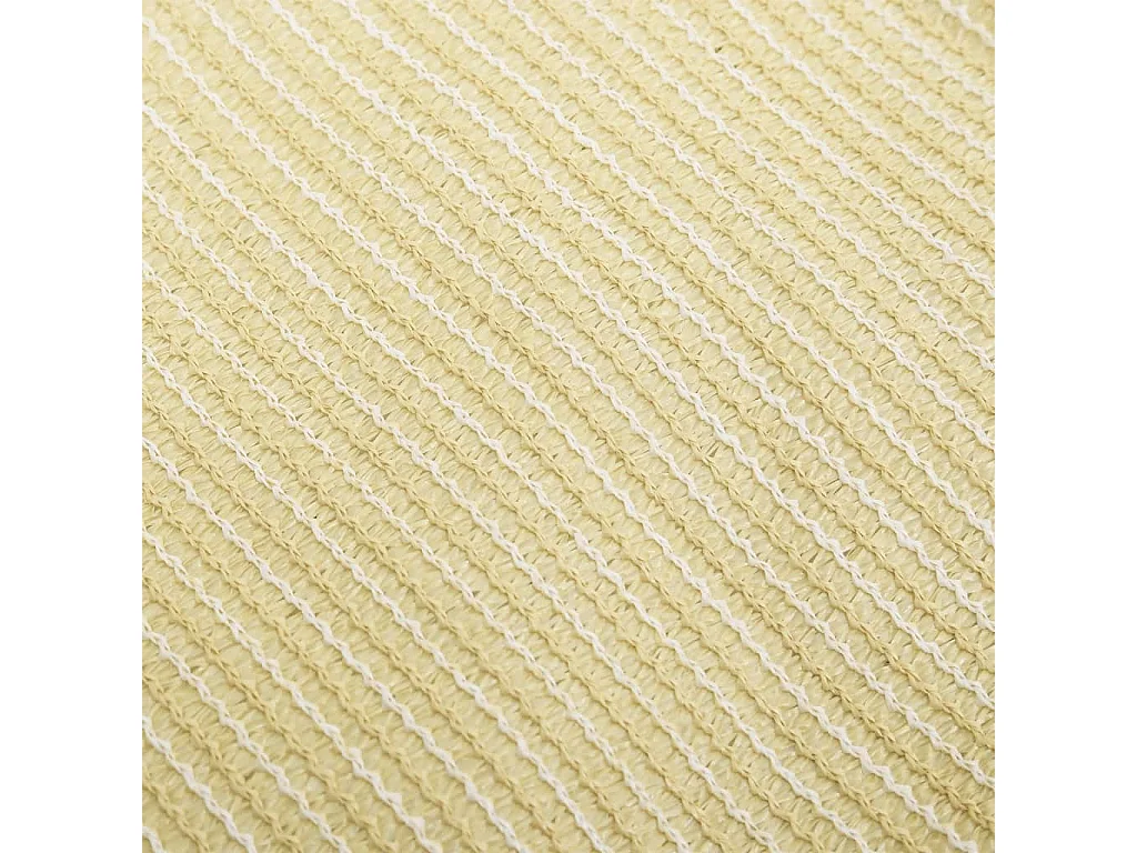 Voile d'ombrage 160 g/m² Beige 2,5x2,5 m PEHD