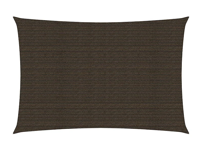 Voile d'ombrage 160 g/m² Marron 2x4,5 m PEHD