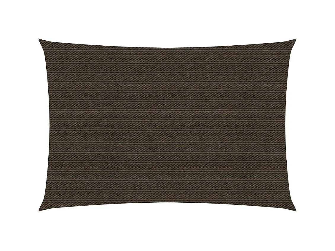 Voile d'ombrage 160 g/m² Marron 2x4,5 m PEHD