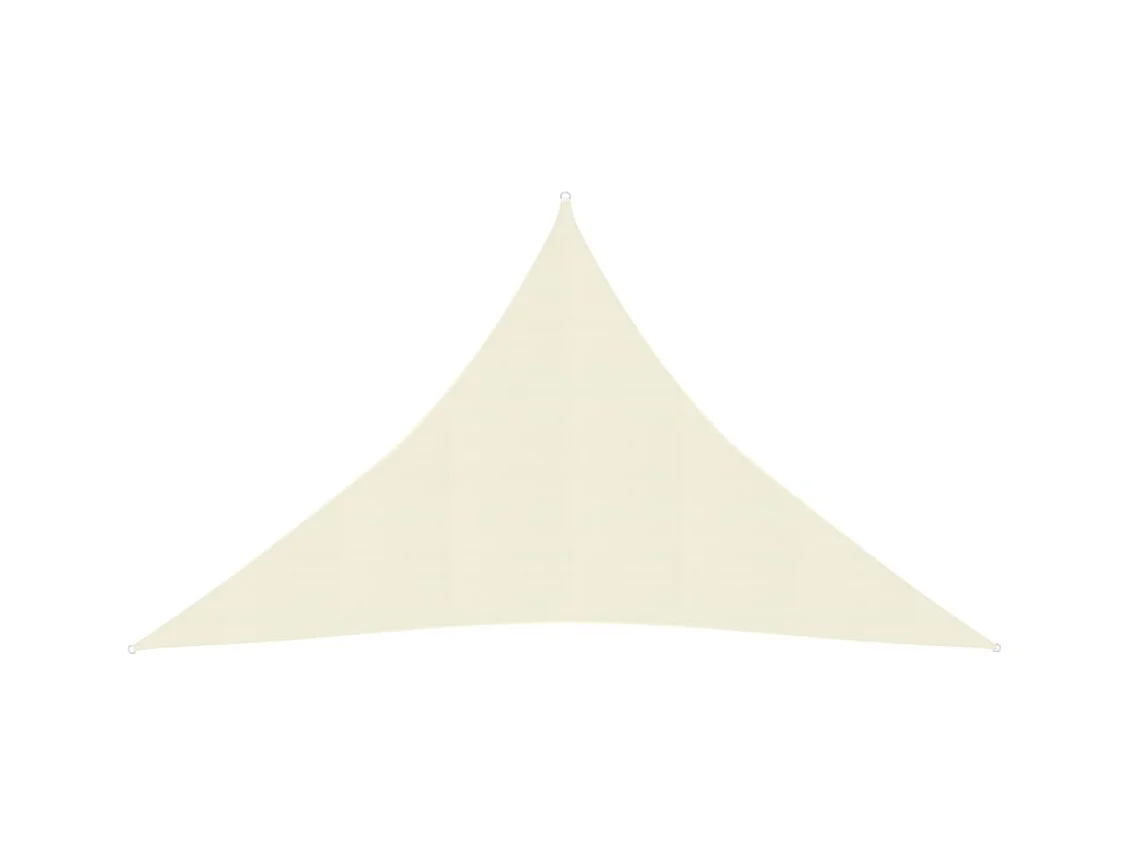 Voile d'ombrage 160 g/m² Crème 4x4x5,8 m PEHD