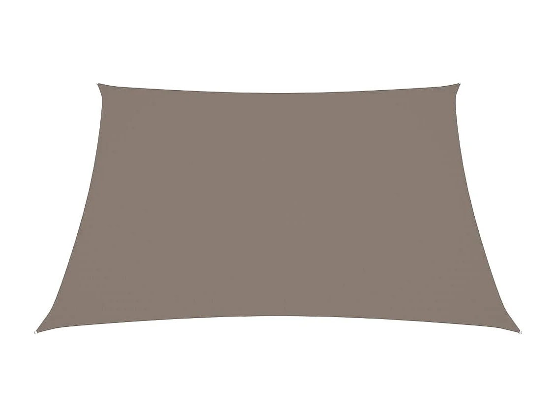 Vela parasole quadrata in tessuto oxford 4x4 mt tortora