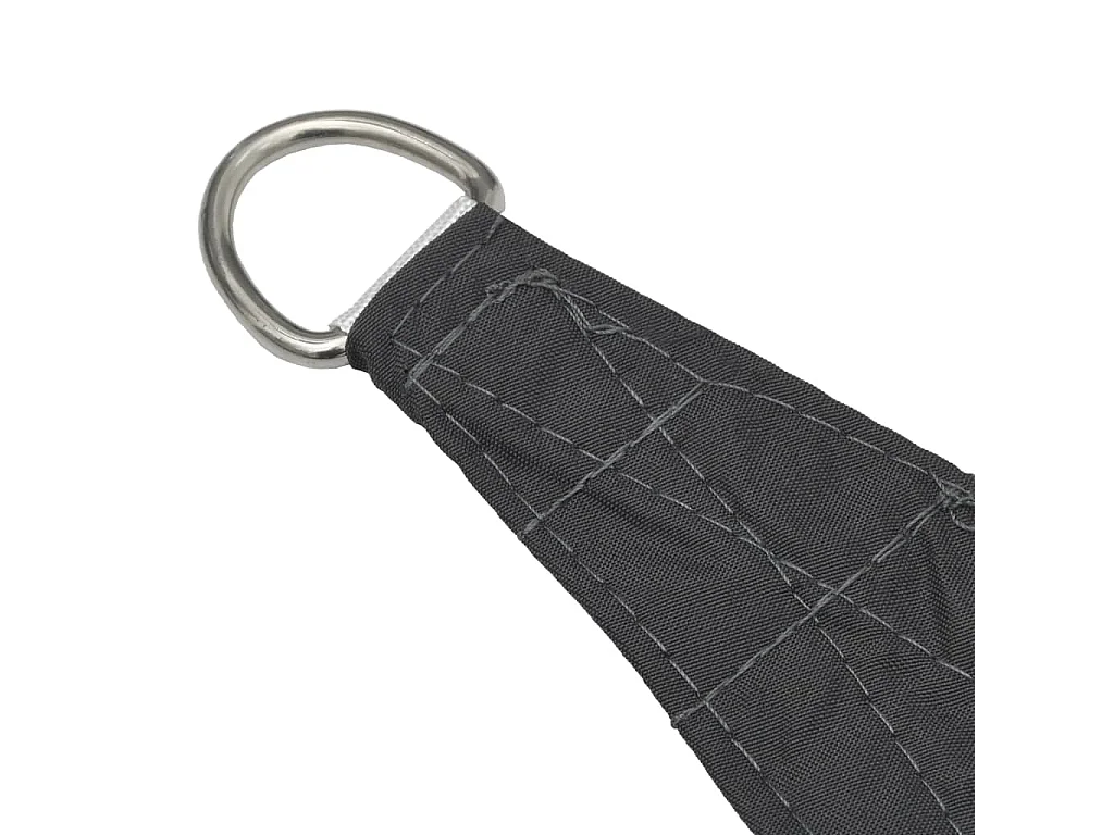 Voile de parasol tissu oxford rectangulaire 4x5 m anthracite