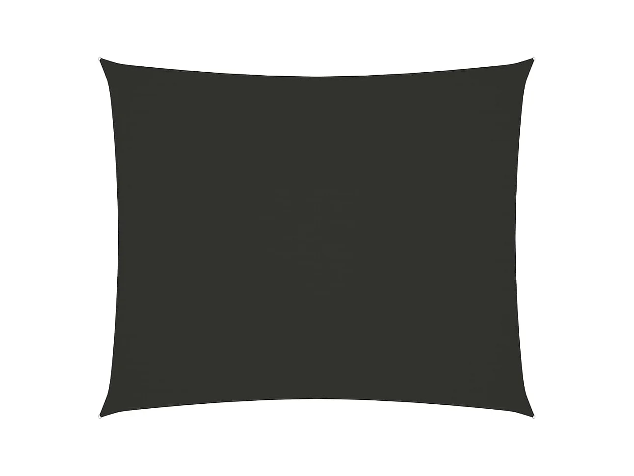 Guarda-sol retangular em tecido Oxford 4x5 m antracite